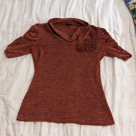 NEW Directions Short-Sleeved Sweater Top - Size PL - Picture 1 of 7